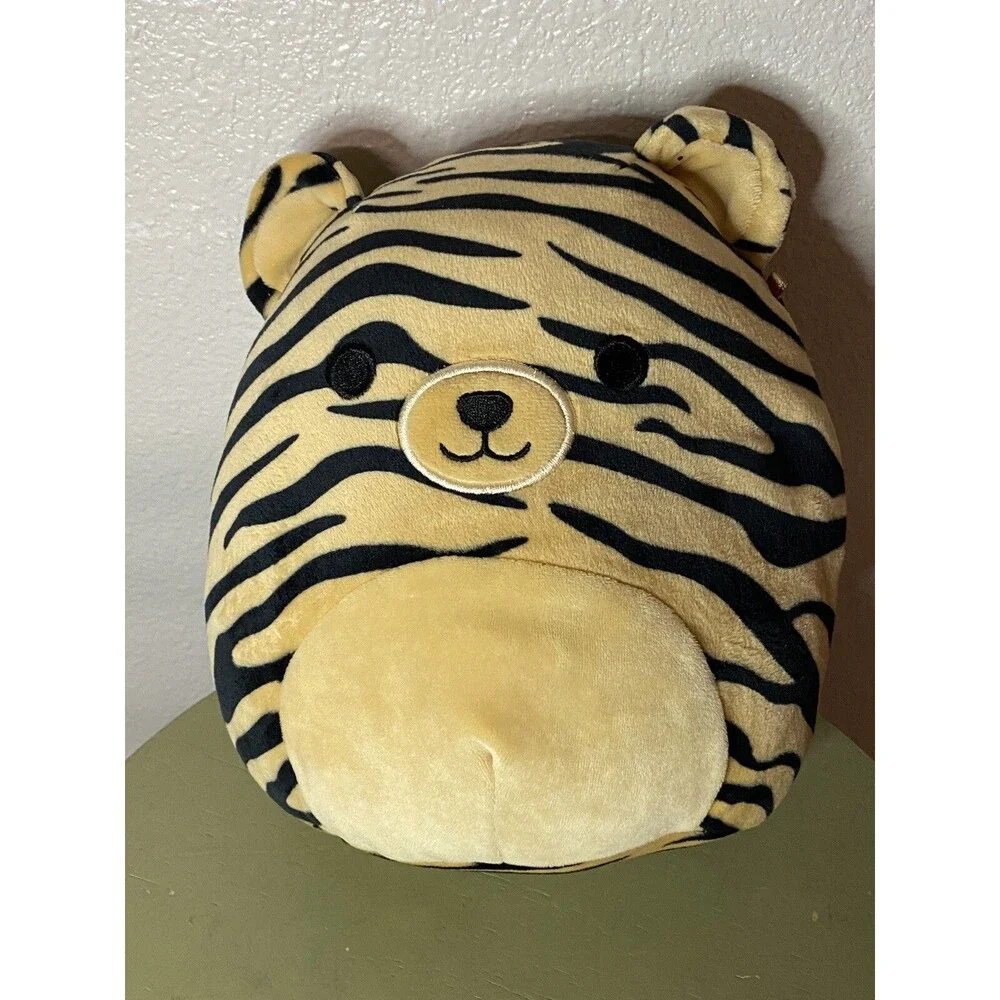 Tiger Squishmallow Soft Plush Stuffed Animal 10” Orange Black Cute “Tina”